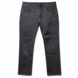 EVERLANE High-Waist Straight Ankle Jean Sz 28 Black Denim Stretch Classic GUC!